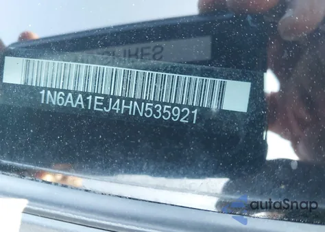 2017 Nissan Titan S z USA, uszkodzony, nr VIN 1N6AA1EJ4HN535921